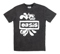 Oasis Band Logo Splat Limited Edition 999 Only Premium Wash - Camiseta, gris oscuro, L