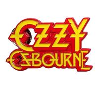 Rock Off officially licensed products Ozzy Osbourne - Pin con logotipo apilado, talla única