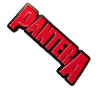 Rock Off officially licensed products Pantera Red Band Logo Pin Badge, rojo, Talla única