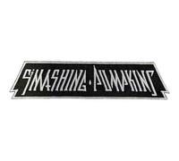 Rock Off officially licensed products Parche tejido con logotipo de The Smashing Pumpkins, talla única, Negro, Taille unique