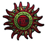 Rock Off officially licensed products Parche tejido de Alice In Chains Sun Logo, rojo, Talla única