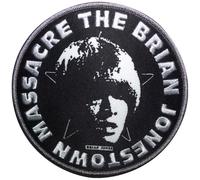 Rock Off officially licensed products Parche tejido negro The Brian Jonestown Massacre Circle Face talla única, multicolor, Taille unique