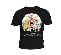 Rock Off officially licensed products Queen A Day At The Races Oficial Camiseta para Hombre (Medium)