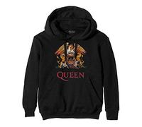 Rock Off officially licensed products Queen Classic Crest Pullover Capucha Hombre (Pack de 1)