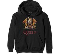 Rock Off officially licensed products Queen Freddie Mercury Brian May Oficial Sudaderas Capucha Hombre (Large)