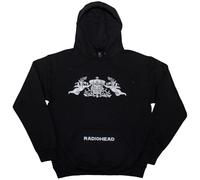 Rock Off officially licensed products Radiohead Bearhead Crest Oficial Sudaderas Capucha Hombre (Medium)