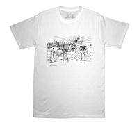 Rock Off officially Licensed Products Radiohead Despot - Camiseta orgánica, blanco, M