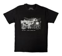 Rock Off officially Licensed Products Radiohead Despot - Camiseta orgánica, Negro, XL
