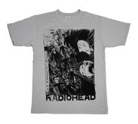 Rock Off officially licensed products Radiohead Scribble Oficial Camiseta para Hombre (Large)