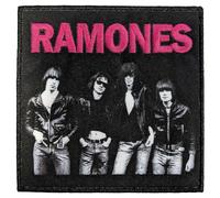 Rock Off officially licensed products Ramones Band - Parche tejido fotográfico, tamaño de accesorio, Negro, Accessory Size