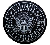 Rock Off officially licensed products Ramones Presidential Seal Black Woven Patch One Size