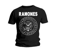 Rock Off officially licensed products Ramones Presidential Seal Oficial Camiseta para Hombre (Medium)