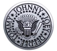 Rock Off officially licensed products Ramones Presidential Seal - Parche tejido blanco, talla única, blanco, Taille unique