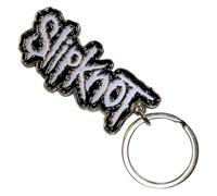 Rock Off officially licensed products Slipknot - Llavero con logotipo blanco y negro, blanco, talla unica
