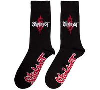 Rock Off officially licensed products Slipknot Tour 22 - Calcetines tobilleros con logotipo de banda, talla 36-44, color negro, M, Negro, M