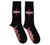 Rock Off officially licensed products Slipknot Tour 22 - Calcetines tobilleros con logotipo de banda, talla 36-44, color negro, M, Negro, M