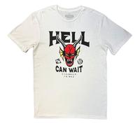 Rock Off officially licensed products Stranger Things Hell Can Wait Oficial Camiseta para Hombre (XX-Large)