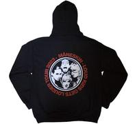 Rock Off officially licensed products Sudadera con capucha con logotipo de Maneskin Band, Negro, S