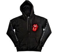 Rock Off Officially Licensed Products Sudadera con Capucha The Rolling Stones Hackney Diamonds Shattered Tongue Oficial, Negro, L