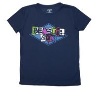 Rock Off officially licensed products The Beastie Boys Multicolour Logo Camiseta para Mujer, Turquesa, XXL