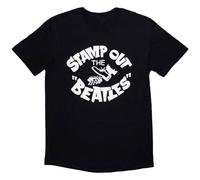 Rock Off officially licensed products The Beatles Stamp out The T Shirt, Negro , M