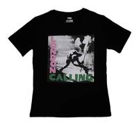 Rock Off officially licensed products The Clash London Calling - Camiseta ajustada para mujer, Negro, L