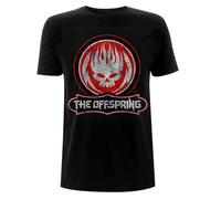 The Offspring Distressed Skull Hombre Camiseta Negro XL 100% algodón Vorne Bedruckt Regular