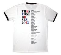 Rock Off officially licensed products The Stone Roses 2013 Tour Ringer Camiseta M