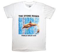 Rock Off officially licensed products The Stone Roses 'Fools Gold' - Camiseta blanca, blanco, L