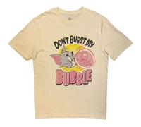 Rock Off officially licensed products Tom and Jerry Don't Burst My Bubble Oficial Camiseta para Hombre (Large)