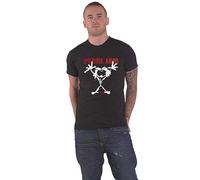 Pearl Jam Stickman Hombre Camiseta Negro M 100% algodón Regular