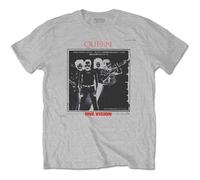 Rock Off Queen T Shirt One Vision Japan Tour 85 Band Logo Nuevo Oficial Gris Size S
