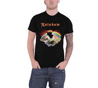 Rock Off Rainbow T Shirt Rising Band Logo Nuevo Oficial De Los Hombres Size S