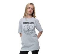 Rock Off Ramones Kids T Shirt Presidential Seal Nuevo Oficial Heather Gris Ages 3-14Yrs Size Medium 7/8 Yrs