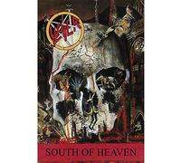 Rock Off Slayer South of Heaven Band Logo Nuevo Oficial Textile Flag 70Cm X 106Cm