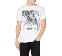 Rock Off Camiseta The Beatles Revolver Portada del álbum Blanco Unisex Talla XX-Large