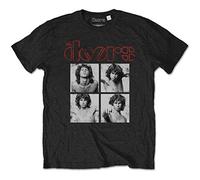 Rock Off The Doors Jim Morrison Profiles Oficial Camiseta para Hombre (X-Large)