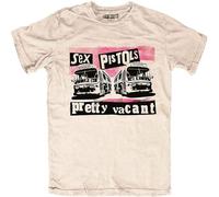 Rock Off The Sex Pistols T Shirt Pretty Vacant Band Logo Nuevo Oficial Sand Size S