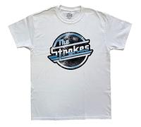 Rock Off The Strokes T Shirt Distressed Magna Band Logo Nuevo Oficial De Los Hombres Size L