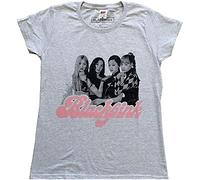 Rock Off Trade Blackpink T Shirt Photo Band Logo Nuevo Oficial De Las Mujeres Skinny Fit Size XL