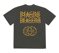 Rock Off Trade Imagine Dragons T Shirt Cutthroat Symbols Nuevo Oficial De Los Hombres Charcoal Size XL