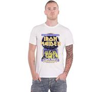 Rock Off Trade Iron Maiden T Shirt Powerslave Japan Flyer Tour 1985 Nuevo Oficial De Los Size M