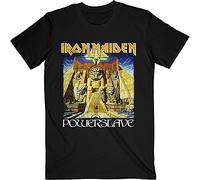 Rock Off Trade Iron Maiden T Shirt Powerslave World Slavery Tour Nuevo Oficial De Los Hombres Size M