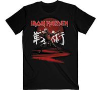 Rock Off Trade Iron Maiden T Shirt Senjutsu Eddie Archer Kanji Logo Nuevo Oficial De Los Size L