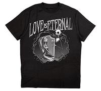 Rock Off Trade Nightmare Before Christmas T Shirt Jack and Sally Love Is Eternal Oficial Negro Size S