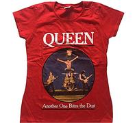 Rock Off Trade Queen T Shirt One Bites The Dust Band Logo Nuevo Oficial De Las Mujeres Skinny Size M