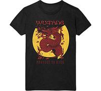Rock Off Trade Wu Tang Clan T Shirt Inferno Band Logo Nuevo Oficial De Los Hombres Azul Size L