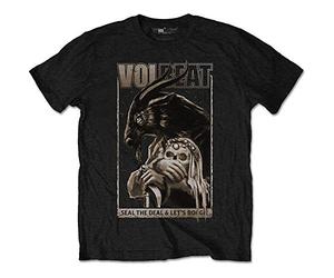 Rock Off Volbeat Boogie Goat Oficial Camiseta para Hombre (Large)