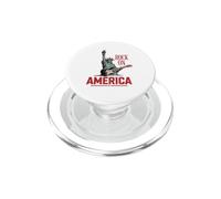 Rock On America Estatua Liberty Guitarra Rock & Roll PopSockets PopGrip para MagSafe