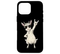 Rock On Goat - Señal de Mano con Gafas de Carcasa para iPhone 16 Pro MAX